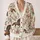 Wild Horse Floral Meadow Scene For Everyday Outings And Bohemian Women's Casual Style All-over Print Knitted Cardigan - 2
