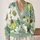 Lime Daisy Floral Botanical Spring Layering Style For Women Everyday Casual Wear All-over Print Knitted Cardigan - 2