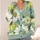 Lime Daisy Floral Botanical Spring Layering Style For Women Everyday Casual Wear All-over Print Knitted Cardigan - 4