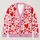 Pink and Red Heart Motif for Valentine Gatherings and Sweet Everyday Layering Style All-over Print Knitted Cardigan - 1