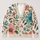 Hand-Drawn Coral Teal Wildflowers for Relaxed Spring Layering and Everyday Casual Style All-over Print Knitted Cardigan - 1