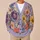 Lavender Wildflower Blooms for Everyday Layering and Casual Weekend Style for Women All-over Print Knitted Cardigan - 6