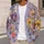 Lavender Wildflower Blooms for Everyday Layering and Casual Weekend Style for Women All-over Print Knitted Cardigan - 5