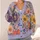 Lavender Wildflower Blooms for Everyday Layering and Casual Weekend Style for Women All-over Print Knitted Cardigan - 4