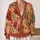 Autumn Maple Leaf Foliage For Relaxed Layering And Cozy Seasonal Weekend Outings All-over Print Knitted Cardigan - 2