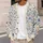 Blue And Lavender Wildflower Bouquet For Everyday Layering, Women's Relaxed Casual Style All-over Print Knitted Cardigan - 5