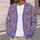 Lavender Berry Botanical Sprigs For Breezy Spring Layering, Women’s Everyday Style All-over Print Knitted Cardigan - 5