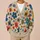 Colorful Floral Blooms for Casual Layering and Everyday Spring Style for Women Year-Round All-over Print Knitted Cardigan - 6
