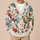 Watercolor Cherries And Blue Garden Flowers For Cozy Autumn Layering Women's Style All-over Print Knitted Cardigan - 6