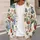 Watercolor Cherries And Blue Garden Flowers For Cozy Autumn Layering Women's Style All-over Print Knitted Cardigan - 5