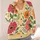 Coral Poppy Garden Blooms for Cozy Autumn Layering and Colorful Women's Everyday Style All-over Print Knitted Cardigan - 4