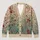 Botanical Wildflower Stems for Autumn Layering and Everyday Cottage Style Women’s Wardrobe All-over Print Knitted Cardigan - 1