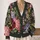 Botanical Floral Blooms for Relaxed Layering and Colorful Everyday Style for Women All-over Print Knitted Cardigan - 2