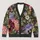 Botanical Floral Blooms for Relaxed Layering and Colorful Everyday Style for Women All-over Print Knitted Cardigan - 1