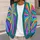 Rainbow Radiant Stripes For Colorful Everyday Layering, Travel, And Weekend Style All-over Print Knitted Cardigan - 5