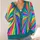 Rainbow Radiant Stripes For Colorful Everyday Layering, Travel, And Weekend Style All-over Print Knitted Cardigan - 4