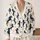 Navy Horse And Horseshoe Motif For Casual Western Equestrian Weekend Country Style All-over Print Knitted Cardigan - 2
