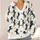 Navy Horse And Horseshoe Motif For Casual Western Equestrian Weekend Country Style All-over Print Knitted Cardigan - 4