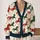 Vintage Red And Green Galloping Horses For Year Of The Horse Casual Everyday Style Women All-over Print Knitted Cardigan - 2