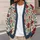 Vintage Botanical Blooms and Garden Florals for Everyday Layering and Office Wear All-over Print Knitted Cardigan - 5
