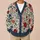 Vintage Botanical Blooms and Garden Florals for Everyday Layering and Office Wear All-over Print Knitted Cardigan - 6