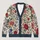 Vintage Botanical Blooms and Garden Florals for Everyday Layering and Office Wear All-over Print Knitted Cardigan - 1
