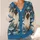 Blue-Eyed Siamese Cats with Ocean Fish for Playful Everyday Layering and Gifting All-over Print Knitted Cardigan - 4