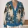 Blue-Eyed Siamese Cats with Ocean Fish for Playful Everyday Layering and Gifting All-over Print Knitted Cardigan - 2