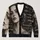 Abstract Face Motif for Everyday Streetwear Layering and Modern Men’s Style All-over Print Knitted Cardigan - 1