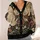 Vintage Botanical Readers and Wildflowers for Relaxed Everyday Layering Wear All-over Print Knitted Cardigan - 4