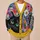 Black Cat Floral Bloom Eye Motif for Colorful Everyday Layering and Relaxed Casual Style All-over Print Knitted Cardigan - 6