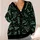 Emerald Moth Constellations for Nighttime Layering and Casual Streetwear Style for Men All-over Print Knitted Cardigan - 4
