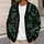 Emerald Moth Constellations for Nighttime Layering and Casual Streetwear Style for Men All-over Print Knitted Cardigan - 5