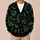 Emerald Moth Constellations for Nighttime Layering and Casual Streetwear Style for Men All-over Print Knitted Cardigan - 6