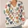 Multicolor Heart Motif For Cozy Everyday Layering And Romantic Fall Weekend Outfits All-over Print Knitted Cardigan - 4