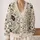 Black Botanical Meadow Florals for Relaxed Autumn Layering and Everyday Women’s Style All-over Print Knitted Cardigan - 2