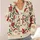 Santa Poinsettia Holiday Style for Cozy Christmas Layering, Gatherings, and Parties All-over Print Knitted Cardigan - 4