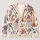 Colorful Anatomical Hands And Bones For Everyday Layering, Artsy Women’s Casual Style All-over Print Knitted Cardigan - 1