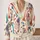 Colorful Anatomical Hands And Bones For Everyday Layering, Artsy Women’s Casual Style All-over Print Knitted Cardigan - 2