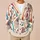 Colorful Anatomical Hands And Bones For Everyday Layering, Artsy Women’s Casual Style All-over Print Knitted Cardigan - 6
