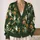 Halloween Pumpkin Ghost Skull Candy Corn Motifs for Autumn Layering and Festive Fans All-over Print Knitted Cardigan - 2
