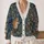 Woodland Fox Rabbit And Raccoon Nature Scene For Cozy Everyday Forest Layering Style All-over Print Knitted Cardigan - 2