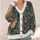 Woodland Fox Rabbit And Raccoon Nature Scene For Cozy Everyday Forest Layering Style All-over Print Knitted Cardigan - 4