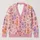 Colorful Poodle Motifs For Cheerful Autumn Layering And Women's Cozy Everyday Style All-over Print Knitted Cardigan - 1