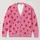 Red Heart Motifs for Valentine Layering, Commuting, and Everyday Office Style for Women All-over Print Knitted Cardigan - 1