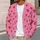 Red Heart Motifs for Valentine Layering, Commuting, and Everyday Office Style for Women All-over Print Knitted Cardigan - 5