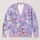 Cute Snowmen And Snowflakes For Cozy Winter Days In Soft Lavender Holiday Style Aesthetic All-over Print Knitted Cardigan - 1