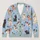 Whimsical Spectacled Dogs for Relaxed Weekend Outfits, Playful Pet Lover Everyday Style All-over Print Knitted Cardigan - 1