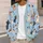 Whimsical Spectacled Dogs for Relaxed Weekend Outfits, Playful Pet Lover Everyday Style All-over Print Knitted Cardigan - 5