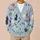 Whimsical Spectacled Dogs for Relaxed Weekend Outfits, Playful Pet Lover Everyday Style All-over Print Knitted Cardigan - 6